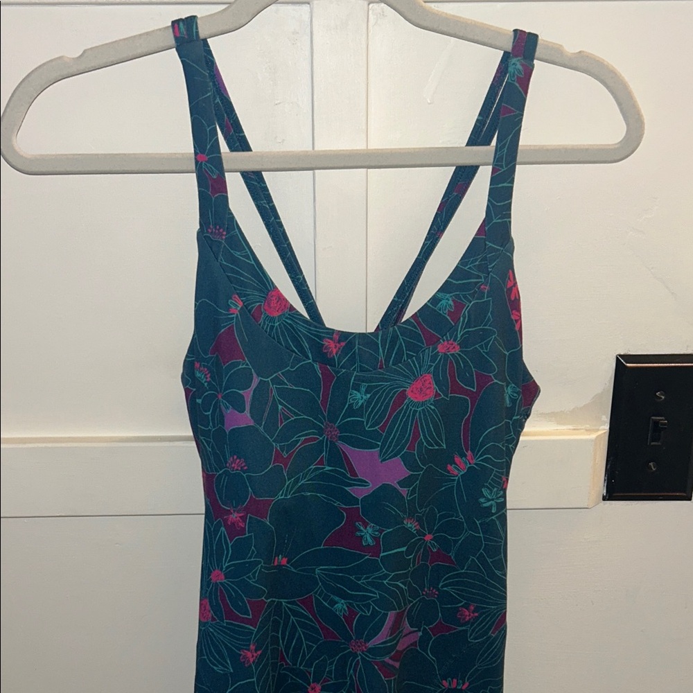 Title Nine Floral Strappy Athletic Leisure Dress
